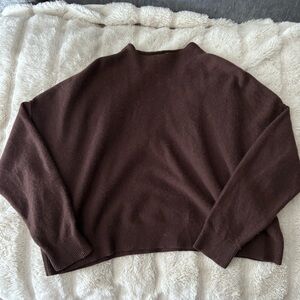 Anthropologie Alani 100% Cashmere Mockneck Sweater